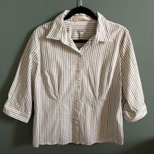 Croft & Barrow Blouse with 3/4” Length Sleeves
